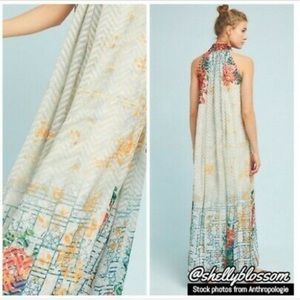 Anthropologie Marilla Maxi Dress Bhanuni Jyoti Sml
